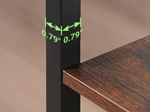 Coat Rack Freestanding, Hall Tree with 3 Storage Shelves and 12 Hooks, Industrial Clothes Rack Stand Organizer for Bedroom, Hallway, Entryway, Office, Living Room, Rustic Brown